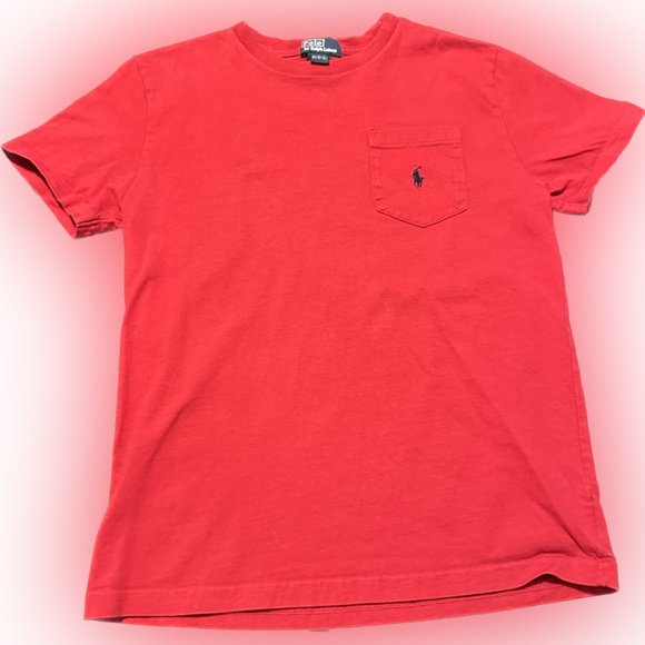 Lot of 5-Big Boys Cotton Polo by Ralph Lauren Jersey SHORT sleeve T-Shirt- 10/12 - Picture 2 of 6